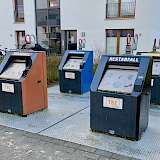 Abfallbehälter mit Füllstandsmelder