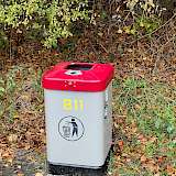 Mülltonne mit Sensor